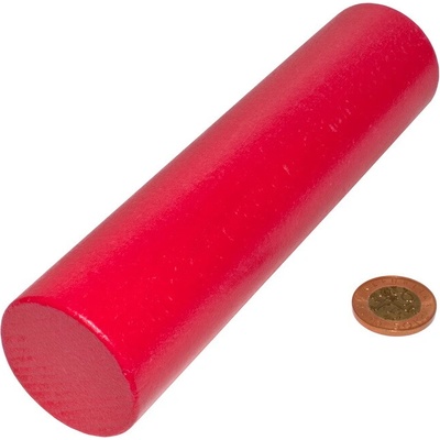 DrKO Dřevěný válec 20 cm 1ks červená