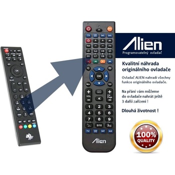 Diaľkový ovládač Alien AB CryptoBox 600, 650, 652 HD