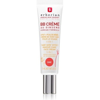 Erborian BB Cream tónovací krém pre dokonalý vzhľad pleti SPF20 Doré Ginseng 15 ml