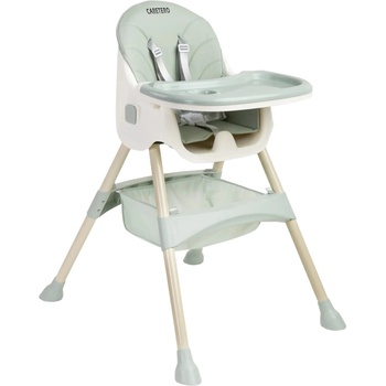Caretero Столче за хранене 2 в 1 Caretero - Bill, Mint (TERO-7581)