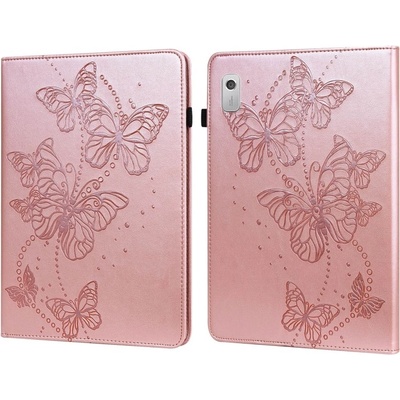 Vsechnonamobil ART BUTTERFLIES Zaklápěcí pouzdro Lenovo Tab M9 56578 růžové