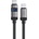 ACEFAST USB-C to USB-C Cable with LED Display 66W - USB-C към USB-C кабел за устройства с USB-C порт (120 см) (черен) (C15-03)