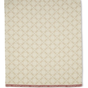 OFF WHITE Хавлиена кърпа OFF WHITE Linen Towels - Beige Red