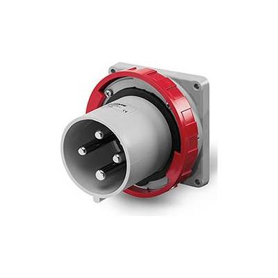 Промишлен щепсел 3P+Е 63A 380-415V IP66/67/69, 6h серия Optima панелен монтаж 100x110мм - 248.6396 (248.6396)