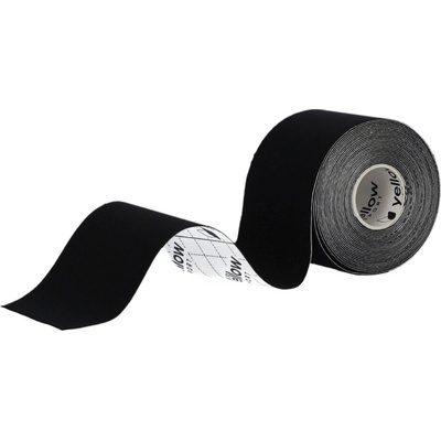 yellowSPORT Tejpovacia páska yellowENERGETIC TAPE nylon Čierna 5 cm x 5 m