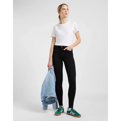 Džínsy LEE SCARLETT HIGH BLACK 112365072