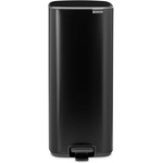 Brabantia Кош за боклук Brabantia Bo Pedal 1010139, 30 л, Леко затваряне, Противоплъзгаща основа, Черен (1010139)