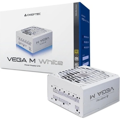 Захранване Chieftec Vega M White, 1000W, Active PFC, 80 Plus Gold, 135mm вентилатор (PPG-1000-CW)