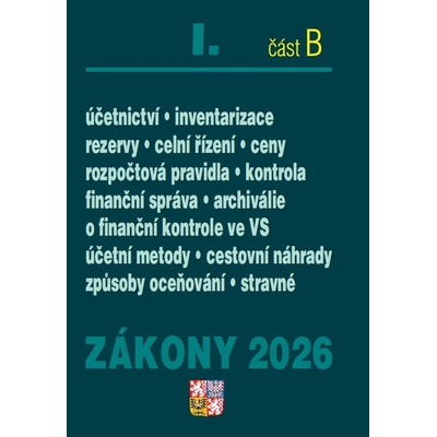 Zákony I B/2026 – Účetní zákony