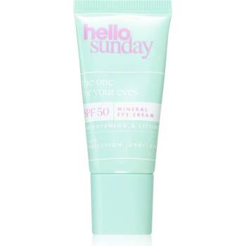 hello sunday the one for your eyes изглаждащ и озаряващ крем за около очите SPF 50 15ml