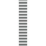 vidaXL Зебра щора, тъмносива, 40x230 см, ширина на плата 35, 9 см, полиестер (4014171)