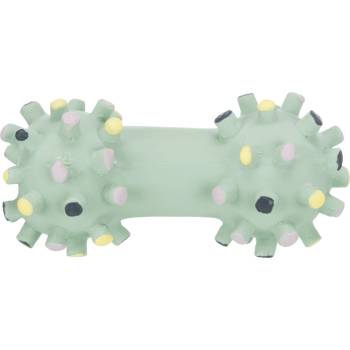 TRIXIE Junior Mini Dumbbell - Забавна играчка за подрастващи кучета - латексов кокал, 10 см