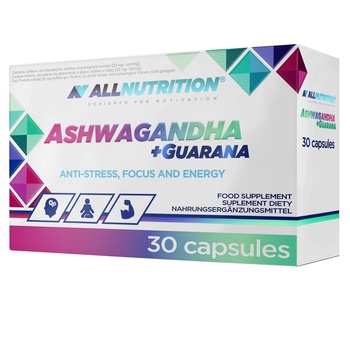 Image 1 of ALLNUTRITION Ashwagandha + Guarana, 30 Capsules