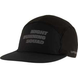 Compressport Шапка с козирка Compressport 5 Panel Cap Night Running Squad Cap - Black - размер One Size (904-6423-0111)