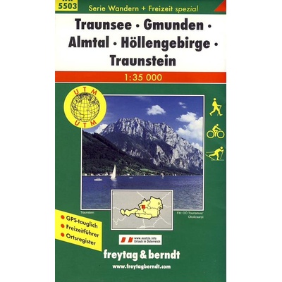 WK 5503 Traunsee Gmunden Ebensee 1:35 000/mapa
