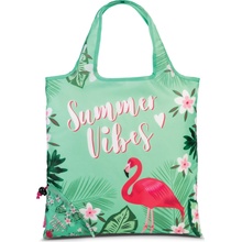 Skladacia nákupná taška Punta Summer Vibes 12 L zelená