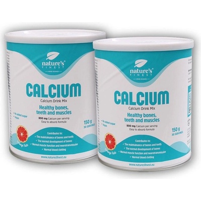 Natures Finest Calcium vápník 2 x 150 g