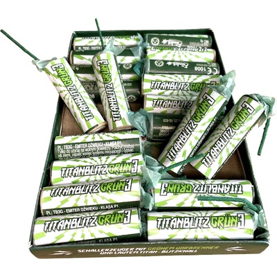Funke Fireworks Petardy Titanblitz green 3 20 ks