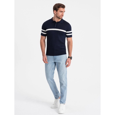 Ombre Clothing Тъмно синя мъжка поло риза Ombre Clothing Ombre Clothing | Sin | МЪЖЕ | XXL
