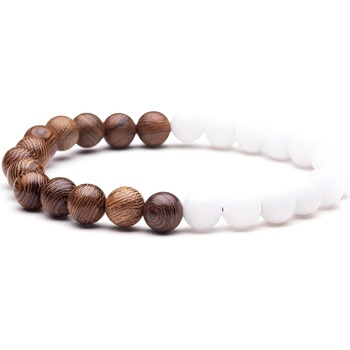 HARAHU Гривна co-28528 - Кафява / Бяла kp28528 (co-28528)