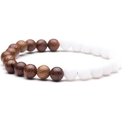 HARAHU Гривна co-28528 - Кафява / Бяла kp28528 (co-28528)