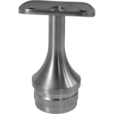 Držák madla pevný na trubku ø 42,4 mm (69x64 mm), broušená nerez K320 /AISI304