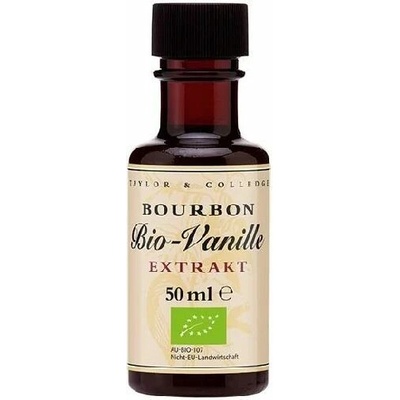 Taylor & Colledge Bio Vanilkový extrakt 50 ml – Bourbon vanilka v biokvalitě – Zboží Dáma