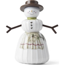 Vánoční porcelánová dekorace Snowwoman 11 cm Kähler