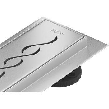 Mexen Flat 360° M18 въртящ се линеен сифон 100 см, инокс - 1023100-40 (1023100-40)