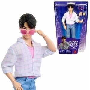 Mattel KPop Demon Hunters Saja Boys Jinu Fashion Doll in Soda Pop Stage Outfit with 2 Accessories Inspired by the Movie JRN38