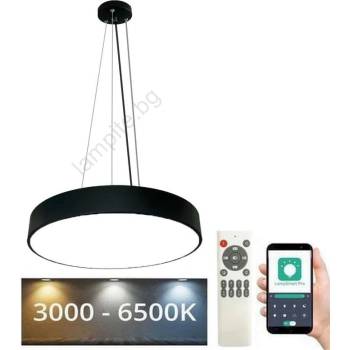 NEDES Led Димируем пендел led/50w/230v 3000-6500k черен + дистанционно управление (nd3922)