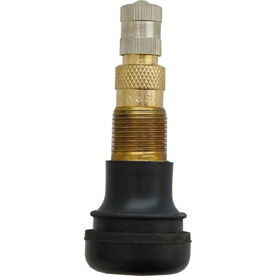 Bezdušový ventil TR 618-G AGRO, celková délka 56 mm, otvor v disku 16 mm