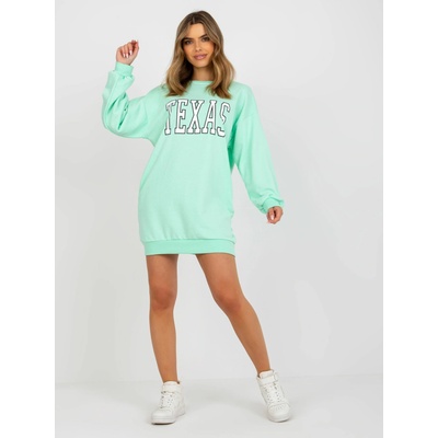 Ex Moda Sweatshirt-EM-BL-U719.82P-mint tyrkysová