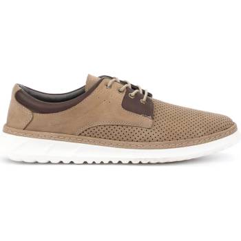 Image 1 of Мъжки обувки с перфорация бежов набук