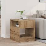 vidaXL Крайна масичка Дъб 40, 5 x 40 x 45 см Инженерна дървесина (890926)