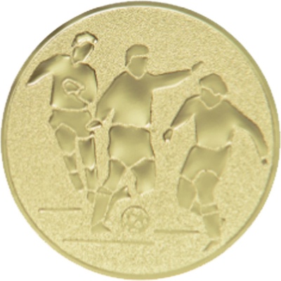 Emblém fotbal, pr. 25 mm, zlato