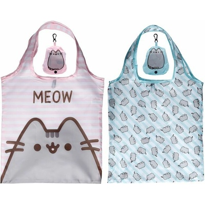 Pusheen Skladacia nákupná taška 1ks Modrá