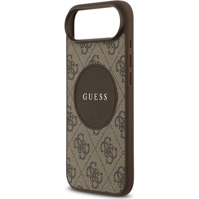 CG Mobile iPhone Air GUESS 4G CIRCLE CLASSIC LOGO силиконов протектор за телефон, удароустойчив, MagSafe, FASTEN GUHMP17MP4PGRSGW (GUHMP17MP4PGRSGW)