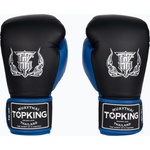 Top King Боксови ръкавици Top King Reborn Semi Leather black/blue