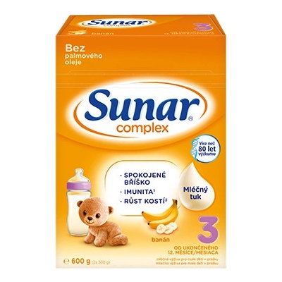 Sunar 3 complex banán 600 g