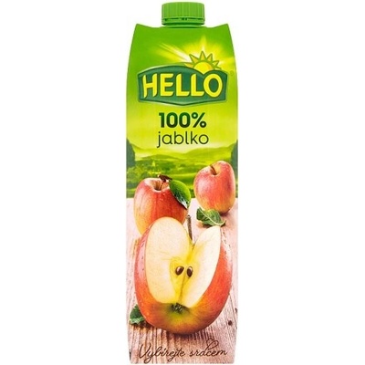 Hello džus jablko 100% 1 l