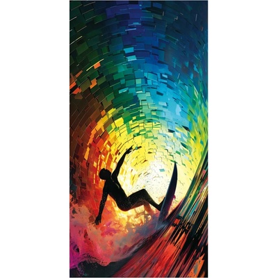 Witpol plážová osuška z mikrovlákna surf 100 x 180 cm