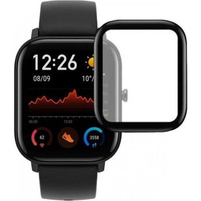 Mobilly 3D Защитно закалено стъкло за Xiaomi Amazfit GTS, олеофобен слой, водоустойчиво, извито (SkloAmazfitGTS)