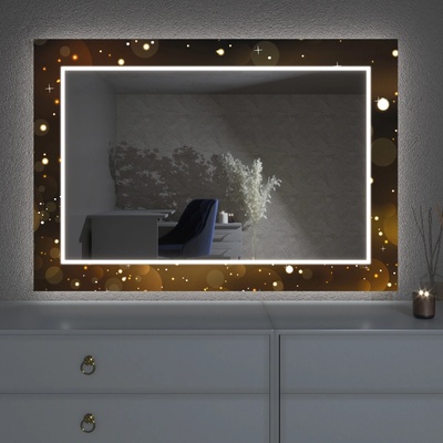 Artalo LED zrcadlo s dekorem D15 50 x 50 cm