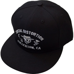 Social Distortion Fullerton Skelly Black UNI (SOCSBCAP01B)