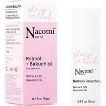 Nacomi Next level Retinol + Bakuchiol Eye Contour Serum očné sérum s retinolom a bakuchiolom proti vráskam 15 ml