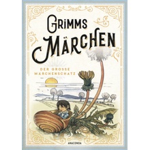 Grimms Märchen - vollständige und illustrierte Schmuckausgabe mit Goldprägung