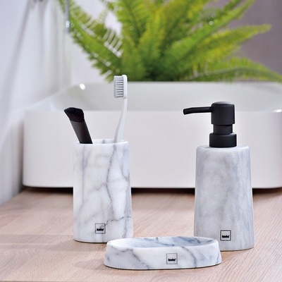Kela WC štětka VARDA mramor 47,5 cm KL-20028