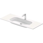 Duravit Sivida - Умивалник 122х49 см, без преливник, отвор за смесител, бял 2650033200 (2650033200)