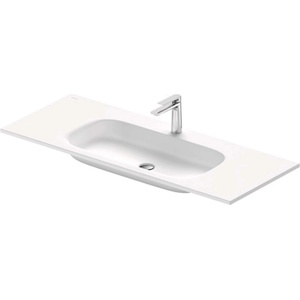 Duravit Sivida - Умивалник 122х49 см, без преливник, отвор за смесител, бял 2650033200 (2650033200)